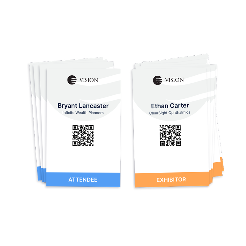 Print Badges in Advance