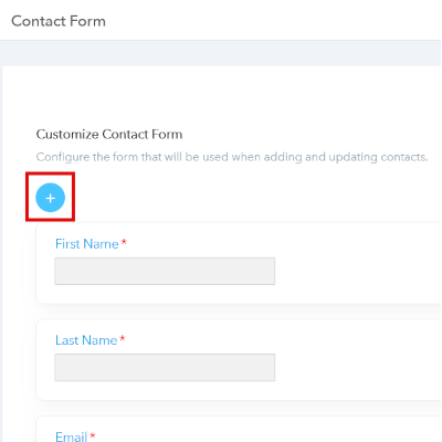 Add Fields
											to Your Contact Form