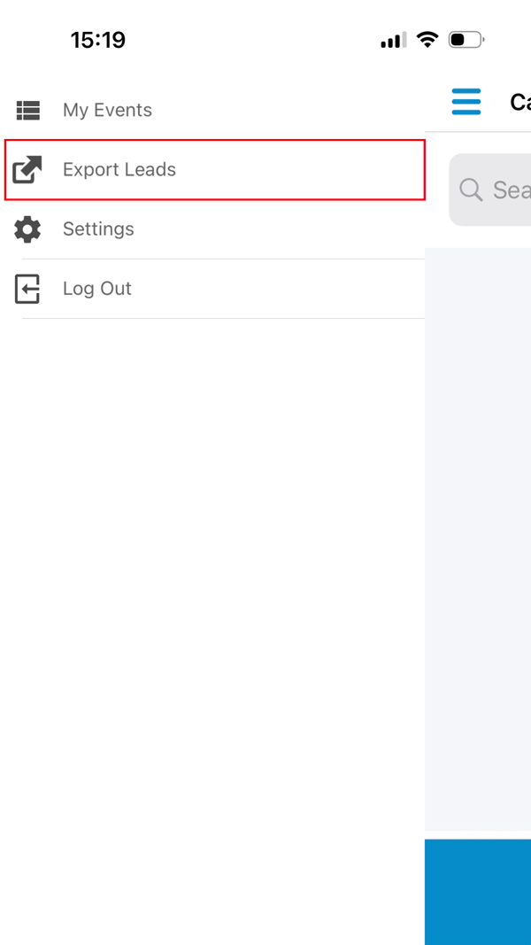 Click on Export Leads